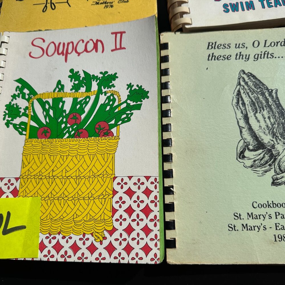 #7768 4 EA VINTAGE COMMUNITY COOKBOOKS ILLINOIS *READ BELOW*   4 ILLINOIS